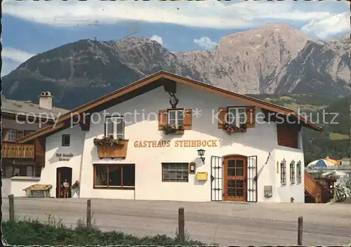 Schoenau Berchtesgaden Gasthaus Steinbock Kat. Berchtesgaden