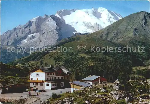 Dolomiten Falzaregopass mit Mormolata und Col di Luna Kat. Italien