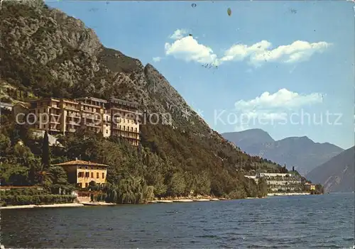 Limone sul Garda Hotel Panorama Garten und priv Strand Kat. 