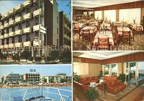 Torre Pedrera Hotel Ida Speiseraum Zimmer Strand Kat. Rimini