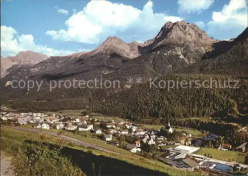 Scuol Tarasp Vulpera Alpine Heilbad Station Panorama / Scuol /Bz. Inn