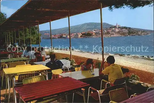 Primosten Blick von der Terrasse Kat. Kroatien