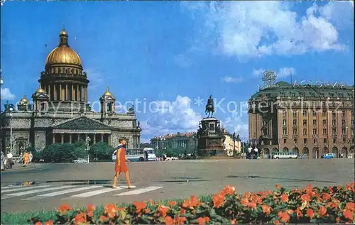 St Petersburg Leningrad St Isaak Platz / Russische Foederation /Nordwestrussland