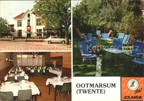 Ootmarsum Hotel Cafe Bar Jolanda Gaststube Garten Kat. Denekamp