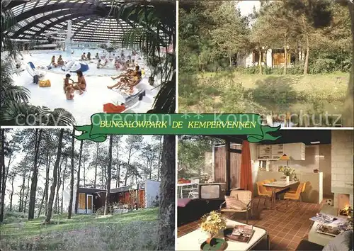 Westerhoven Bungalowpark De Kempervennen Hallenbad Bungalow Innenansicht Kat. Bergeijk