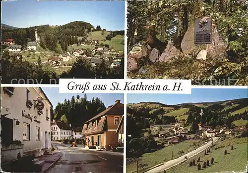 St Kathrein Total Roseggers Waldheimat Dorfpartie Kat. St Kathrein am Offenegg Steiermark