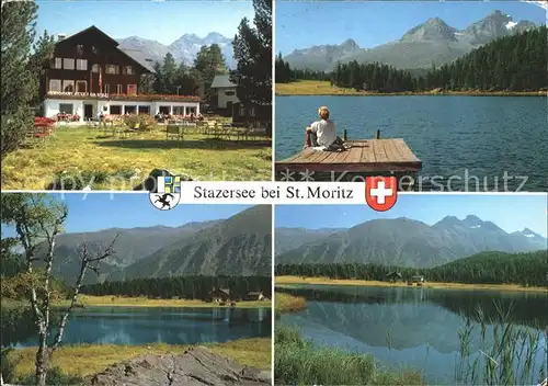 St Moritz GR Stazersee  Kat. St Moritz