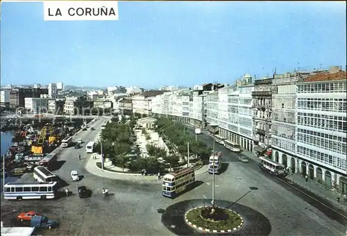 La Coruna Puerta Real La Marina Avenue Kat. Spanien