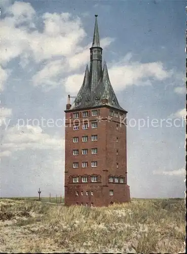 Wangerooge Nordseebad Westturm Jugendherberge  Kat. Wangerooge