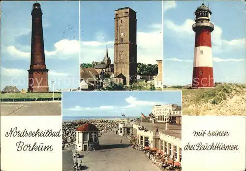 Borkum Nordseebad Leuchttuermen