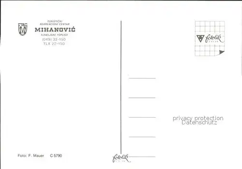 Tuheljske Toplice Turisticki Rekreacioni Centar Mihanovic