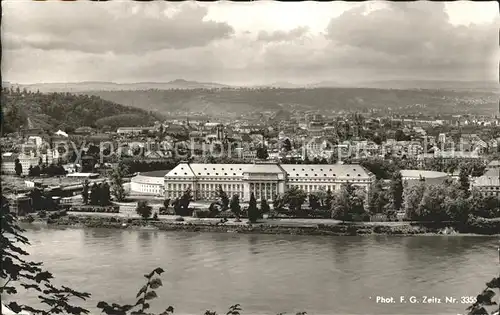 Foto Zeitz F.G. Nr. 3355 Koblenz am Rhein Schloss Kat. Berchtesgaden
