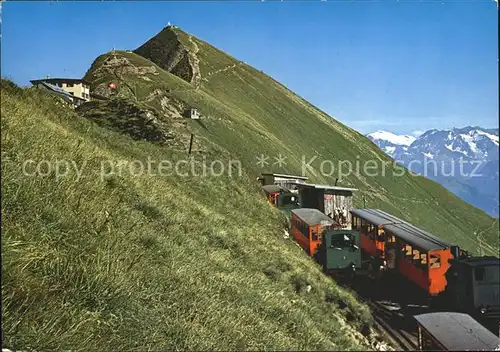 Brienz Rothornbahn Kulmhotel Gipfel Sustenhorn Kat. Eisenbahn