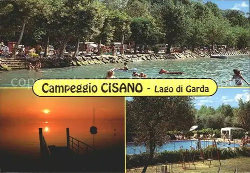 Cisano Lago di Garda Campeggio Kat. Italien