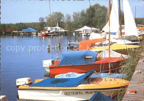 Balaton Plattensee Boote am Steg Kat. Ungarn