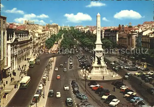 Lissabon Places des Restauradores Kat. Portugal