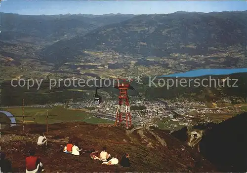 Kaernten Goldeck Seilbahn Millstaettersee Seeboden Lieserhof Kat. Villach