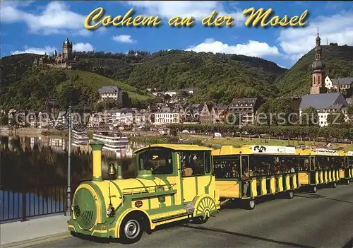 Cochem Mosel Stadtrundfahrt Bahn Kat. Cochem