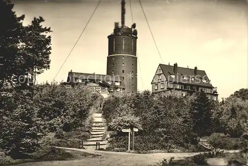 Grosser Inselsberg Berggasthaus Turm Kat. Brotterode