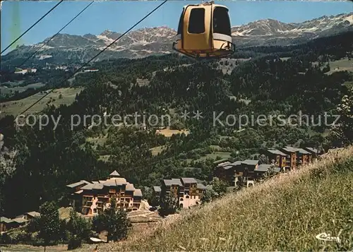 Montchavin Tele coches Station des Arcs Bergbahn Kat. Bellentre