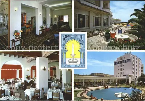 Tanger Tangier Tangiers Pasadena Hotel Restaurant Swimming Pool Kat. Marokko