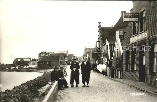 Volendam Partie am Wasser Kat. Niederlande