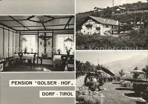 Dorf Tirol Pension Golser Hof Kat. Tirolo