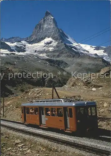 Gornergratbahn Zermatt Matterhorn  Kat. Gornergrat