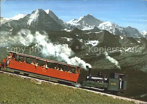 Brienz Rothornbahn Eiger Moench Jungfrau Kat. Eisenbahn