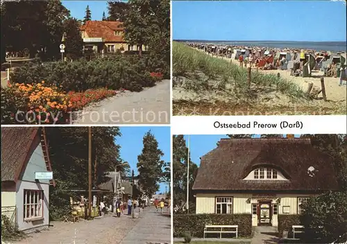 Prerow Ostseebad Strand Strandstrasse Rat der Gemeinde / Darss /Nordvorpommern LKR