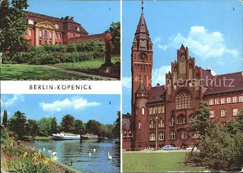 Koepenick Kunstgewerbliches Museum Hotelschiff Kuhle Wampe Rathaus / Berlin /Berlin Stadtkreis