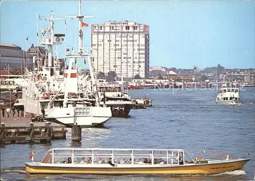 Amsterdam Niederlande Gezicht op het IJ Kat. Amsterdam