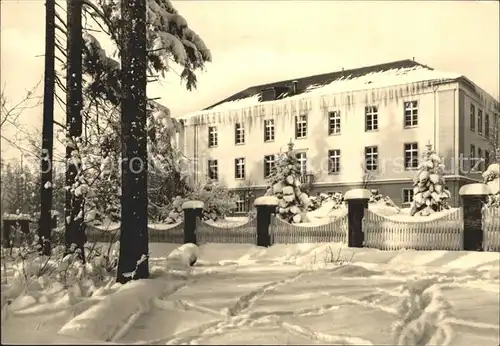 Antonshoehe Antonsthal Kneipp Sanatorium im Winter