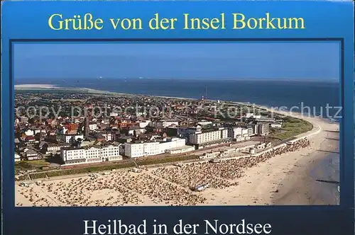 Borkum Nordseebad Fliegeraufnahme