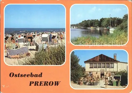 Prerow Ostseebad Strand Seglerhafen HO Milchbar am Duenenhaus / Darss /Nordvorpommern LKR
