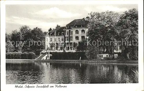 Kellersee Seeschloss Kat. Malente