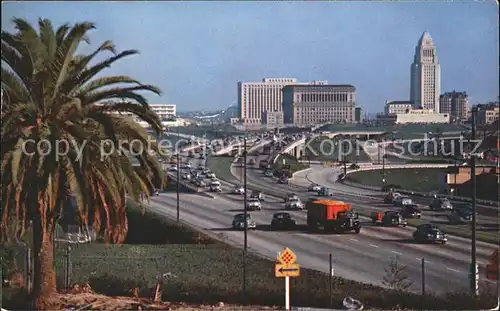 Hollywood California New Hollywood Freeway linking Civic Center and the San Fernando Valley Kat. Los Angeles United States
