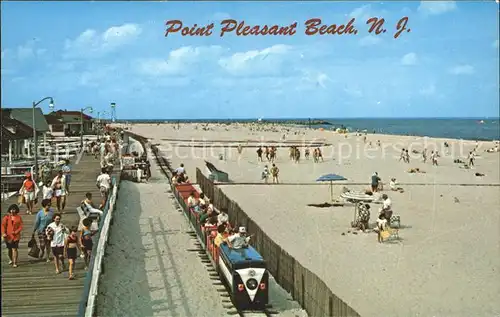 New Jersey PTP 6 Everyone likes to ride the miniature railroad at Point Pleasant Beach Kat. United States