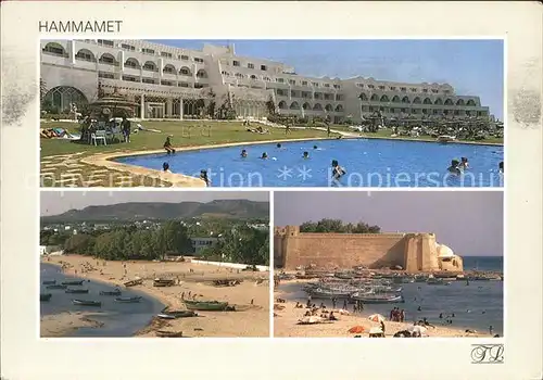 Hammamet Hotel Sultan Swimmingpool Strandpartien Kat. Tunesien