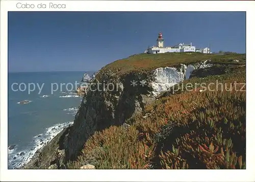 Portugal Cabo da Roca Leuchtturm Steilkueste Kat. Portugal