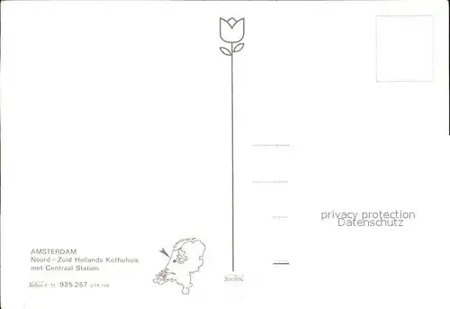 Amsterdam Niederlande Zuid Hollands Koffiehuis Centraal Station Kat. Amsterdam