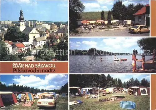 Tschechische Republik mit Camping am See Kat. Tschechische Republik