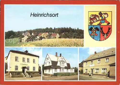 Heinrichsort Siedlung am Sportplatz Restaurant zur Krone Kat. Hohenstein Ernstthal