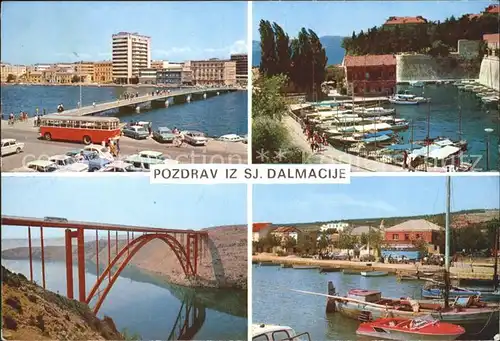 Dalmatien  Hafen Bruecke Kat. Dubrovnik