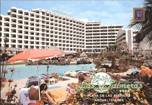 Tenerife Hotel Las Palmeras Playa de las Americas Kat. Islas Canarias Spanien