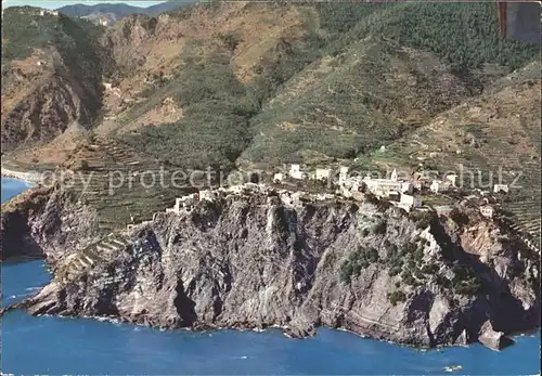 Italien Fliegeraufnahme Cinque Terre Corniglia Kat. Italien