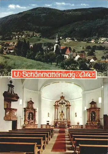 Unter Schoenmattenwag Pfarrkirche innen