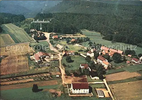 Hermesbergerhof Gasthaus Falkenhain Fliegeraufnahme