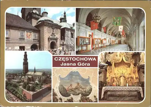 Jasna Gora Schloss Kirche Kat. Czestochowa Schlesien