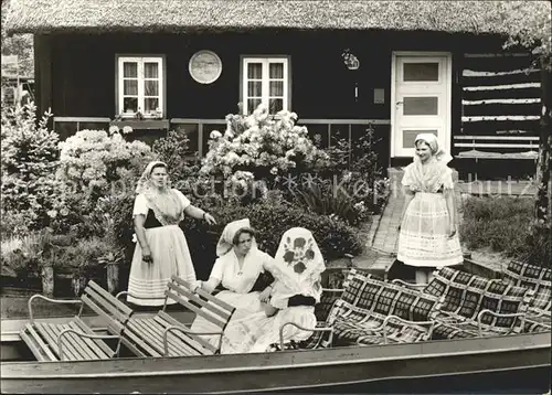 Spreewald Spreewald Trachtenmaedchen Kat. Luebbenau